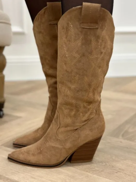 Cheap Santiags Camila Camel Chaussures