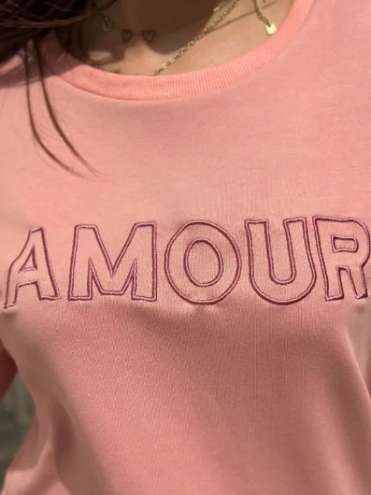 Best Sale Sweat Mathilde Rose Pulls Et Gilets