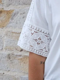Sale Tee shirt Aminata Blanc Tops & Teeshirts