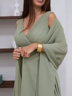 Clearance Étole Julie Olive Collection Cérémonie