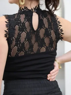 Sale Top Angeline Noir Tops & Teeshirts