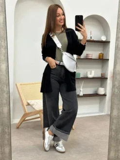 Online Top Florine Kaki Tops & Teeshirts