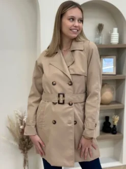 Sale Trench Claire Camel Manteaux|Vestes