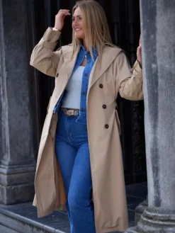 Outlet Trench Elise Taupe Vestes