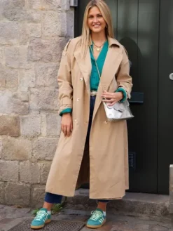 Sale Trench Emeline Camel Vestes
