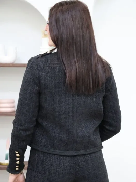 Clearance Veste courte Amara Noir Vestes