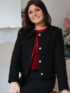 Store Veste courte Zina Noir Vestes