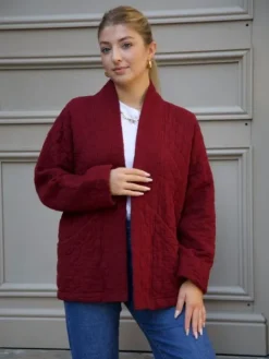 Fashion Veste Delia Bordeaux Vestes