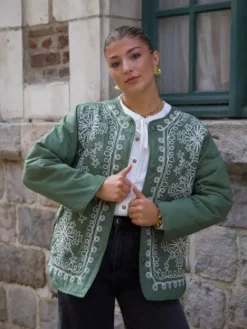 Sale Veste Elvy Kaki Vestes