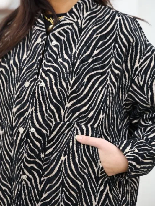 Outlet Veste Paloma Zebre Vestes
