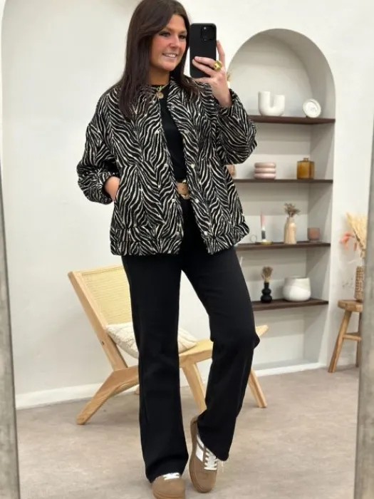 Outlet Veste Paloma Zebre Vestes