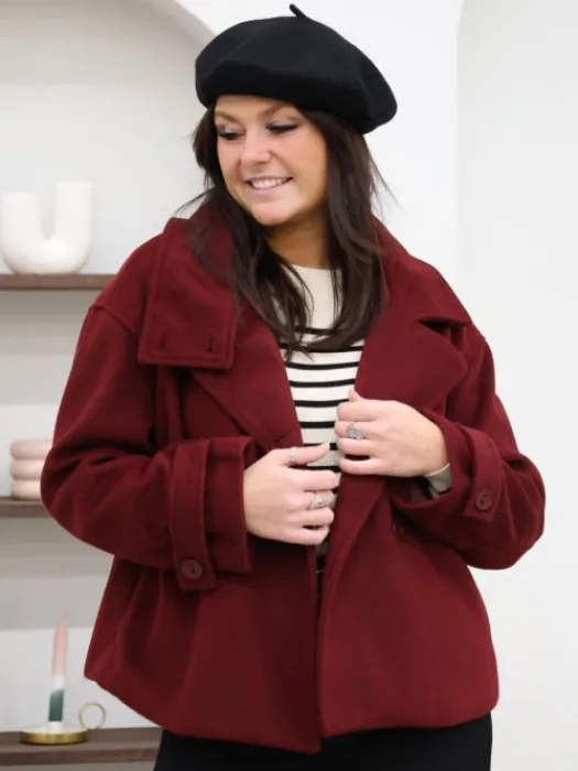 Sale Veste Rachelle Bordeaux Vestes